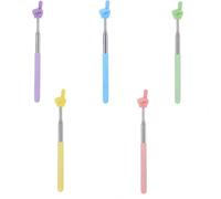 5PCS Pointer Stick, Telescopic Teacher Pointer, Retractable Finger Pointer Sticks, Extendable Hand Pointer for Classroom, Whiteboard & Presentations(Blue, Green, Pink, Yellow, Purple)