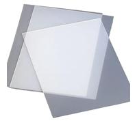 5PCS Polycarbonate Diffuser Sheets - Translucent Plastic for LED & Fluorescent Lighting, Customizable sizes(100x100mm 1.2mm)