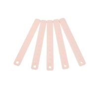 5pcs Polymer Clay Rolling Pin Thickness Gauge 1.5-5.5mm Pink | Indicators, Even Slab Rolling, Consistent Depth for Studio Practice, Teaching Environments