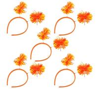 5pcs Pom Pom Headband Woolen Yarn Plastic for Carnivals