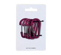 5Pcs Portable Carabiner Clip Practical Outdoor Gear Aluminum Carabiner Holder Metal Keychain In Various Styles Aluminum Spring Gate Clip
