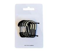 5Pcs Portable Carabiner Clip Practical Outdoor Gear Aluminum Carabiner Holder Metal Keychain In Various Styles Aluminum Spring Gate Clip