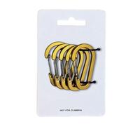 5Pcs Portable Carabiner Clip Practical Outdoor Gear Aluminum Carabiner Holder Metal Keychain In Various Styles Aluminum Spring Gate Clip