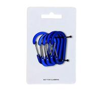 5Pcs Portable Carabiner Clip Practical Outdoor Gear Aluminum Carabiner Holder Metal Keychain In Various Styles Aluminum Spring Gate Clip