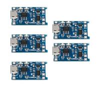 5pcs Portable Type C/USB 18650 Lithium Batteries Charging Module Charging Board With Protections Features Battery Board