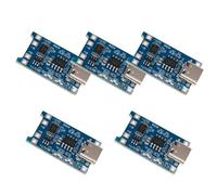 5pcs Portable Type C/USB 18650 Lithium Batteries Charging Module Charging Board With Protections Features Battery Board