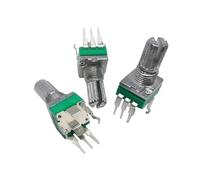 5PCS Potentiometer R09 Type 097 Vertical Bent Foot Single Connection B502 B103 B503 B104K B504 15 Spline NWPNLXEA(10K Ohm)