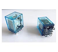 5PCS Power Relay DPDT LY2NJ HH62P-L JQX-13F 10A With Socket Base DC12V DC24V AC110V AC220V(AC110V)