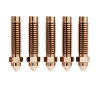 5PCS Premium Brass Nozzles for Elegoo Centauri Carbon / CC2 3D Printer, 0.4mm High Thermal Conductivity Extruder Nozzles for 1.75mm PLA/PETG/TPU, High Speed & Precision Hotend Accessories