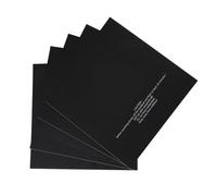 5Pcs Printer Stickers Flexible Build Plate for Flashforge 3d Printer Pads 220 x 220mm Sticker Sheet Printing Build Surfac Printer accessories, Black