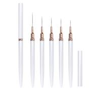 5PCS Professional Nails Art Brushes Set Versatile Tip Designs For Intricate Detailing & Precise Floral Patterns Nail Art Brushes For Painting And Detailing