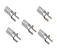 5PCS Professional Nails Art Forms For Gel Extensions Double Colors Practical Aluminum Design Manicure Accessories Gel Forms For Beginners