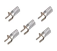 5PCS Professional Nails Art Forms For Gel Extensions Double Colors Practical Aluminum Design Manicure Accessories Lightweight Metal Nail Tools