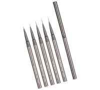 5Pcs Professional Nails Art Liner Brushes Set Multiple Sizes For Acrylic Nails Detail Design Precise Tools Handle Aluminum Handle Nail Art Brushes