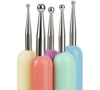 5Pcs Professional Pottery Sculpting Tools Set, Multi-purpose for Clay Art, Nail Design, Painting