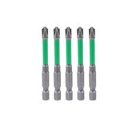 5Pcs Professional Screwdriver Bit Special Slotted Cross Bits Set for Electricians FPH2 65mm 110mm Bit Set