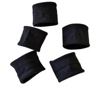5Pcs Professional Strength Hair Elastic Bands Wide Seamless Design High Ponytail Hold Workout Running Ties Slip Resistant Workout Ties