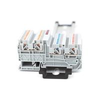 5Pcs PTIO1.5/S/3-LED Sensor Actuator Din Rail Terminal Block With 24V LED Light 3 Conductor