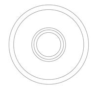 5PCS/Puck Tape Recorder Belt Replacement Double Cassette Deck Player Rubber Belt for WF-939 Tape Machine