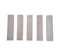 5pcs Pumice Stone Cleaner Grey Scouring Pads for Hard Water for Ring Rust Lime Scale Removal, Foam Glass Cleaning Strips for Pool for Tile Grill Bathroom