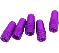 5Pcs Purple Bicycle Bike Presta Valve Caps, Cycling Valve Caps, Accessories