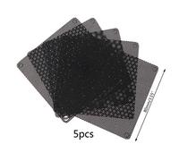 5PCS PVC Fan Filter PC Dustproof For Case Cuttable Computer 80mm Mesh Black Adapter Cable Connector Expander Splitter Cable Fan Converter Controller Card Module Board Bracket Socket Panel Mount