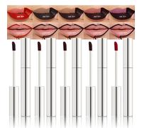 5Pcs Quick Drying Peel off Lip Liner Stain Set, Natural Matte Peel off Lip Liner Stain for Conturing Filling Lips, Maroon Plum Coral Brown Chestnut Lip Stains Tints Long Lasting Waterproof, Easy Apply