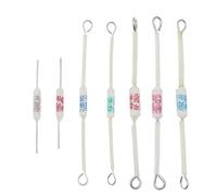 5PCS R-F Temperature Switch 10A/130C/155C/165C/185C Rice Cooker Ceramic Thermal Fuse Cutoff(RF10A-185C)