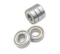 5pcs R8ZZ 12.7x28.575x7.938mm Bearing 5/8''x1-3/8''x11/32'' Inch Ball Bearings Single Row Deep Groove