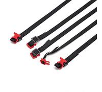 5Pcs RC Car Roof Luggage Rope Decorate Strap for 1/10 RC Crawler Car AXIAL SCX10 TRX4 D90 CC01,Red