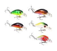 5pcs Realistic Basses Fishing Baits Suitable For Various Water Conditions Enhancing Success Rate Lures