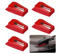 5PCS Record Player Needle, Stylus for Record Player Turntable Replacement Needle Diamond Long-Lasting Record Player Needle Replacement for Vinyl Record Player LP Phonograph, Victrola, ION, Crosley