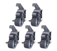 5Pcs Recorders Roller Cassette Deck Wheel Belt Pulley Tape Player Pulley Wheel 10mm Diameter Bearing Essential Part for Electronic Equipment