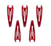 5pcs Red Devil Hair Clips Accessory Portable Red Devil Hair Clips Comfortable Grip Without Damaging Hair Trendy Hair Accessory