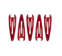 5pcs Red Devil Hair Clips Accessory Portable Red Devil Hair Clips Comfortable Grip Without Damaging Hair