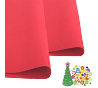 5Pcs Red Eva Foam Sheets Cosplay EVA Foam 1mm Thick 50cm*90cm EVA Foam Papers for Arts Crafts DIY Project