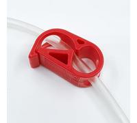 5PCS Red Plastic Pinch Clamps 5-8mm/0.196-0.314 in Adjustable Siphon Hose Flow Control Clip Valve Shut Off Tube Clamps Laboratory Chemical Industry Tubing Clips