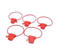 5Pcs Red Universal Car Automotive Waterproof 14AWG Wire in-line Blade Fuse Holder Protected circuits