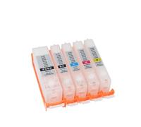 5Pcs Refillable Ink Cartridge Compatible With PGI425 CLI426 Compatible With IP4840 IP4940 IX6540 MG5140 MG5240 With ARC Chip