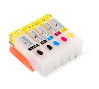 5PCS Refillable Ink Cartridges Compatible With IP7240 MG5440 Printers Empty Status