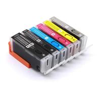 5PCS Refillable Ink Cartridges Compatible With PGI-650 CLI-651 Compatible With IP7260 MG5460 MG5560 MG6460 MX726 MX926 IX6860 With ARC Chip(6Color 1set)