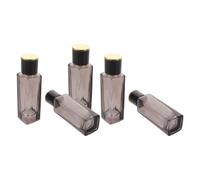 5pcs Refillable Travel Size Perfume Bottle 30ml 1oz Black Glass Spray