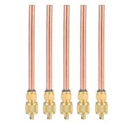5Pcs Refrigerator Check Valve, Refrigerator Compressor, Copper Air Conditioner Conditioning Filling Valves One Way HS-110