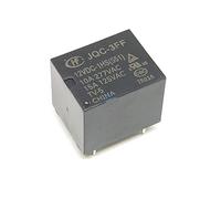 5PCS Relay HF JQC-3FF-005-1HS JQC-3FF-009-1HS JQC-3FF-012-1HS JQC-3FF-024-1HS 4PIN 15A/125VAC 5V 9V 12V 24V(JQC-3FF-012-1HS 12V)