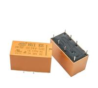 5Pcs Relay HK19F-DC3V-SHG HK19F-DC5V-SHG HK19F-DC12V-SHG HK19F-DC24V-SHG HK19F 3V 5V 9V 12V 24V 8PIN 2A Relays(HK19F-DC12V-SHG)