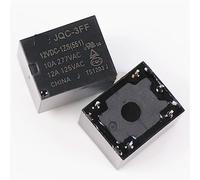 5Pcs Relays HF JQC-3FF-005-1ZS JQC-3FF-009-1ZS JQC-3FF-012-1ZS JQC-3FF-024-1ZS 5PIN 12A/125VAC 5V 9V 12V 24V(JQC-3FF-024-1ZS 24V)
