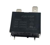 5PCS Relays JQX-102F 12VDC 4PIN 20A/250VAC for Air Conditioning Hot Water Heater
