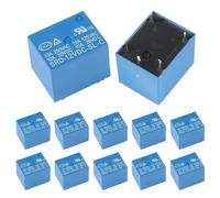 5Pcs Relays SRD-03VDC-SL-C SRD-05VDC-SL-C SRD-06VDC-SL-C SRD-09VDC-SL-C SRD-12VDC-SL-C 3V 5V 6V 9V 12V 24V 48V 10A 250VAC 5PIN(SRD-03VDC-SL-C 5Pin)