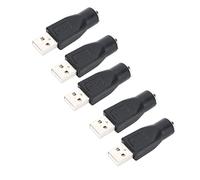 5PCS Reliable USB Male to Female Adapter Converter for Keyboard Mouse Plug and Play Easy Installation Portable Design