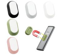 5Pcs Remote Holders Wall Mount, Self-Adhesive Back TV Remote Holders Magnetic Remote Control Holders Wall Remote Holder Organizers, Wall Mount Remote Control Holders for TV Backside Home Bedroom